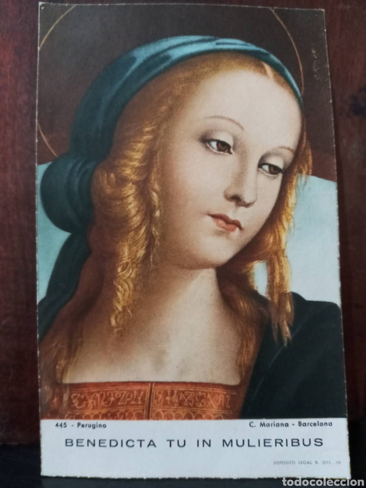 Postales: BENEDICTA TU MULIERIBUS.PERUGINO. - Foto 1