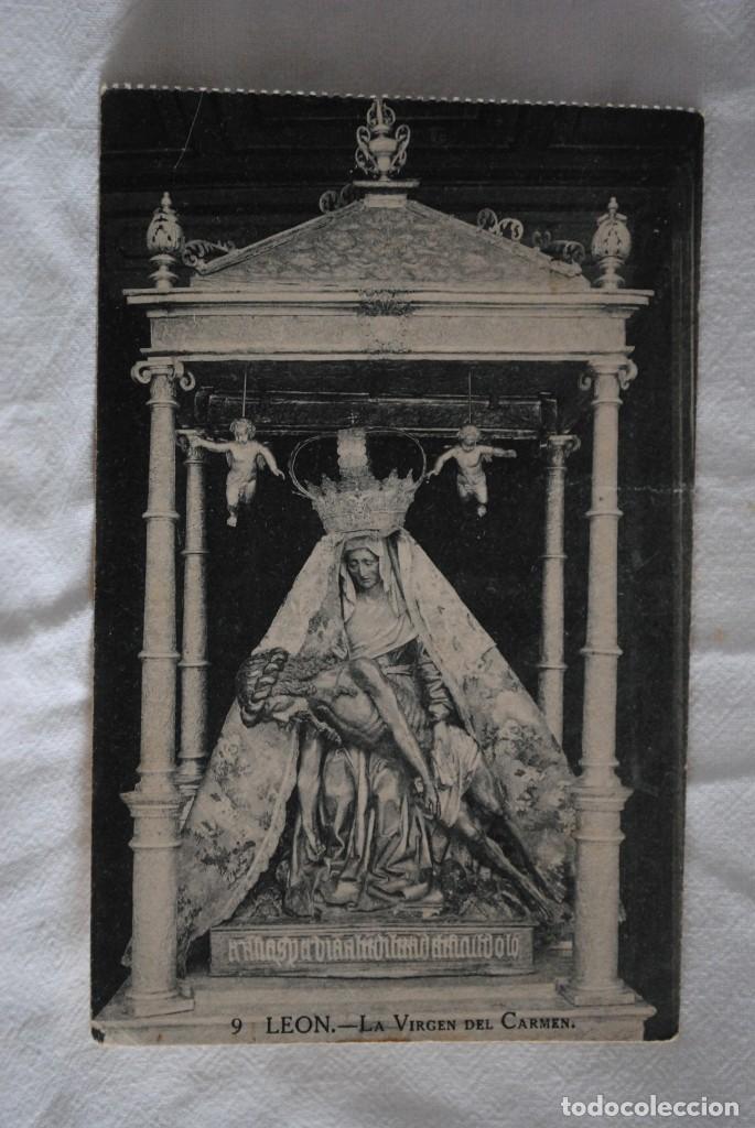 Postales: LA VIRGEN DEL CARMEN LEON. - Foto 1
