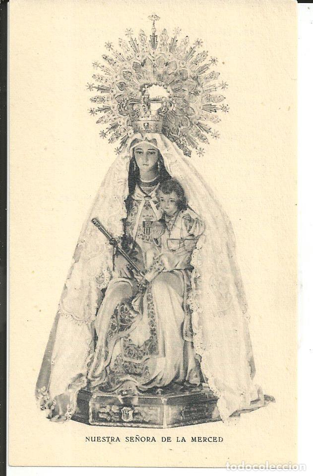 Postales: ESTAMPA *NUESTRA SE&Ntilde;ORA DE LA MERCED* CON NOVENA DE LAS TRES AVEMARIAS