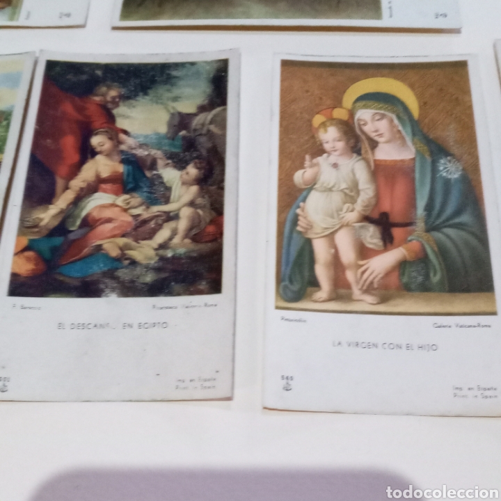 Postales: Lote de 15 estampas religiosas. - Foto 5