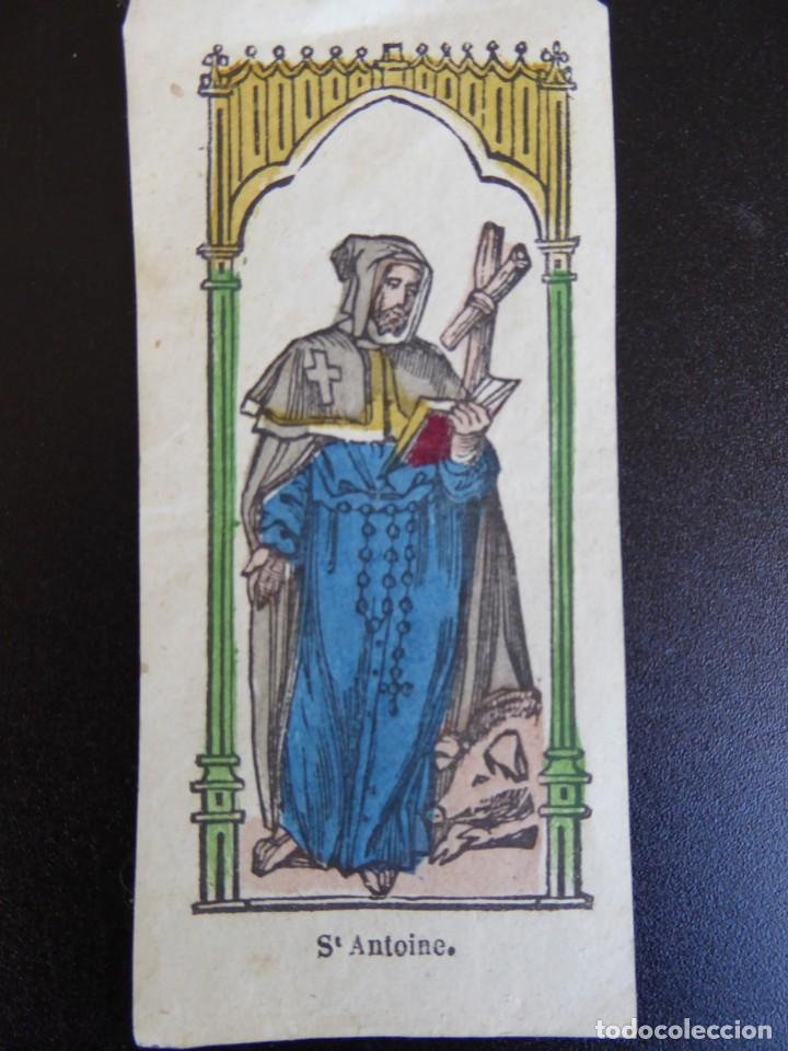 Postales: ANTIGUA Estampa iluminada &rdquo;St. Antoine&rdquo;