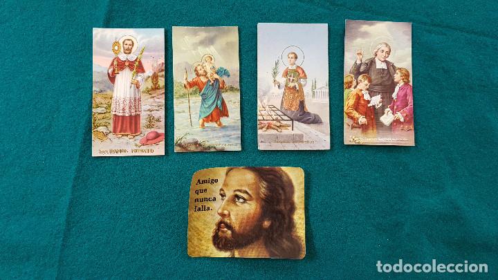 Cartes Postales: 5 ESTAMPAs RECORDATORIO san juan bta., san ramon nonato, SAN LAURENTIS... (S/F) NADA AL DORSO