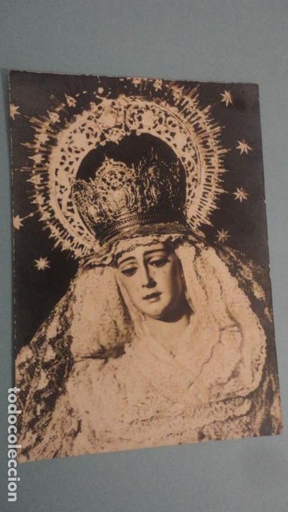 Postales: RECUERDO BESAMANOS HERMANDAD BUEN FIN. VIRGEN DE LA PALMA.SEVILLA. FOTOGRAFICA.