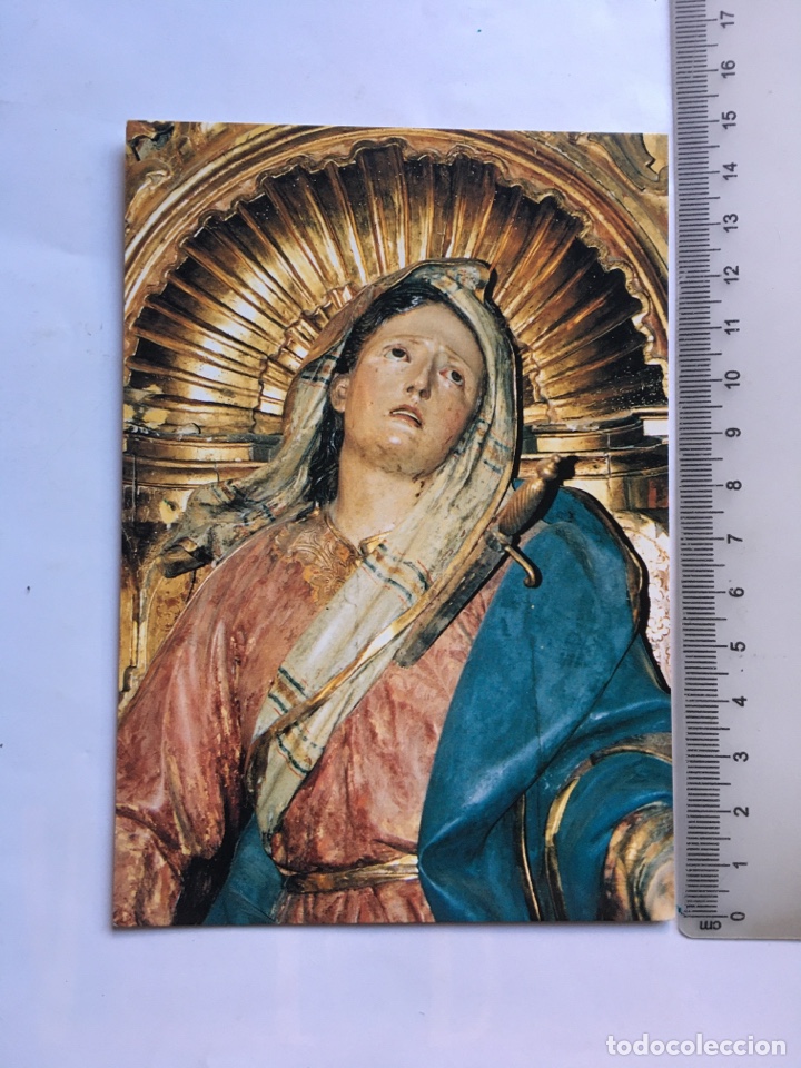 Postales: POSTAL. VIRGEN DE LOS DOLORES. PARROQUIA S. PEDRO APOSTOL. SANTUARIO DEL STMO. CRISTO DE LIMPIAS.