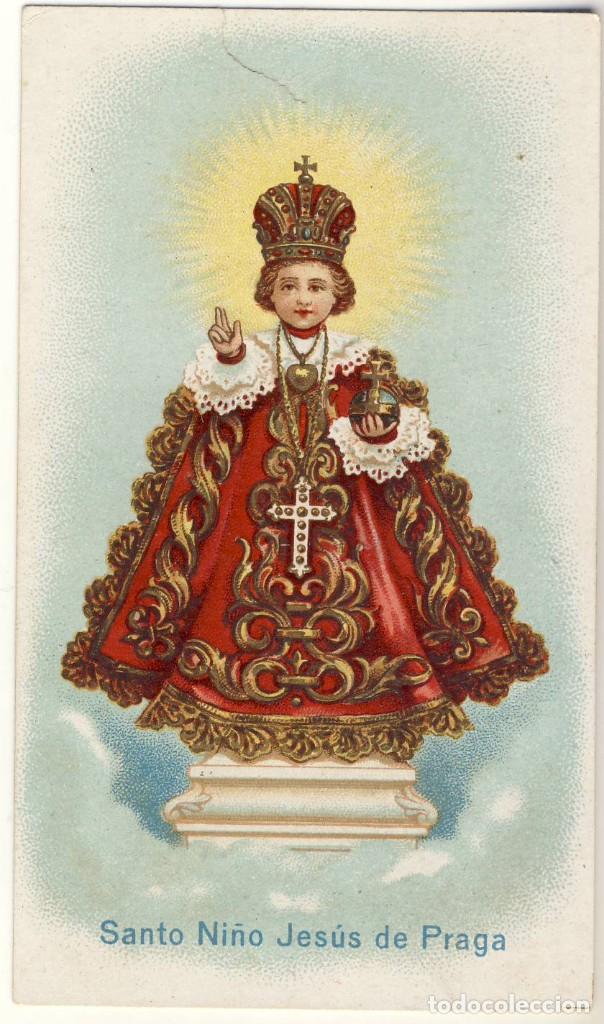 Postales: ANTIGUA Y PRECIOSA ESTAMPA DEL NI&Ntilde;O JES&Uacute;S DE PRAGA.- (1)