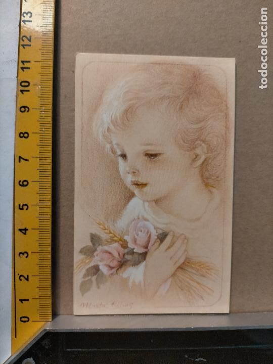 Cartes Postales: HAGA OFERTAS POR LOTES - ANTIGUA ESTAMAPA DE COMUNION ILUSTRADA O SIMILAR - VER MAS MISMO TITULO