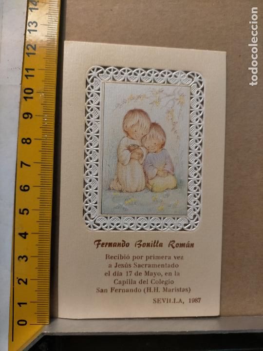 Cartes Postales: HAGA OFERTAS POR LOTES - ANTIGUA ESTAMAPA DE COMUNION ILUSTRADA O SIMILAR - VER MAS MISMO TITULO