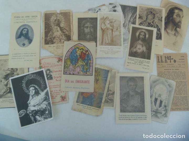 Postcards: LOTE DE 20 ESTAMPAS ANTIGUAS RELIGIOSAS VER