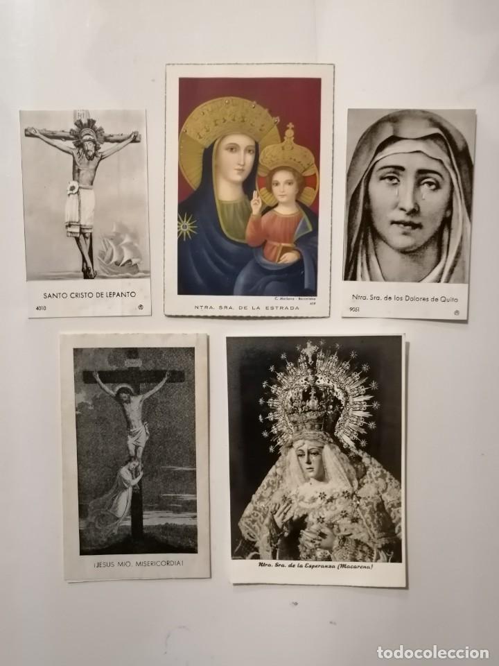 Postales: LOTE DE SEIS ESTAMPAS RELIGIOSAS - Foto 1