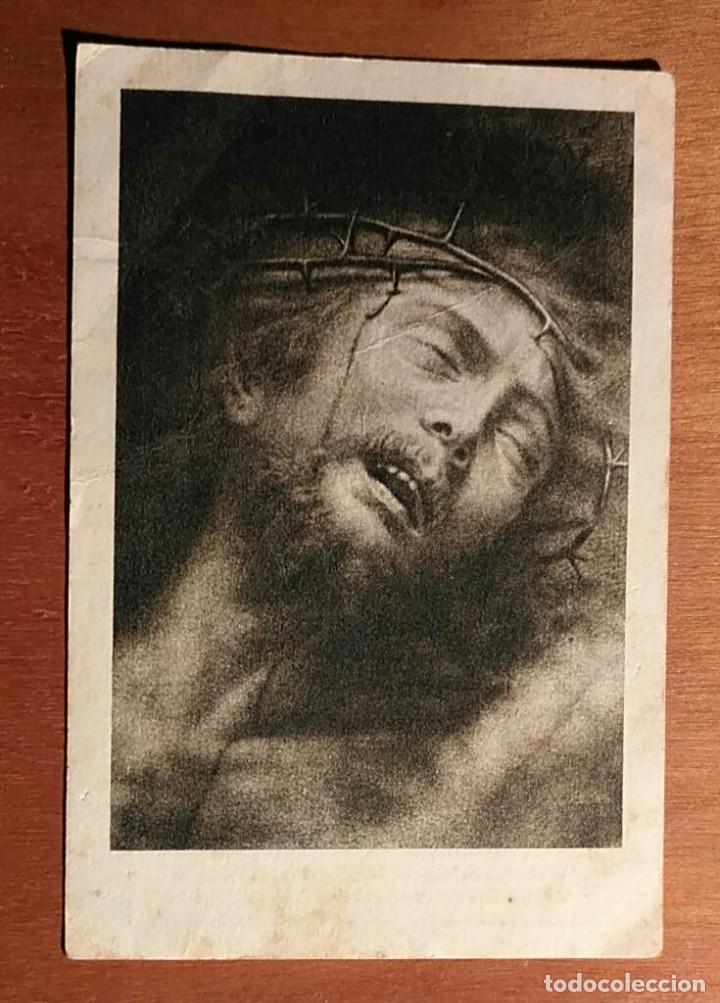 Postcards: RD 63 Antigua estampa recordatorio defunci&oacute;n en T&aacute;rrega a junio 1952 - Imp Lib Sauret