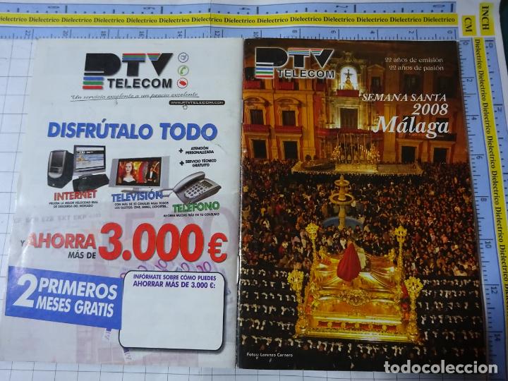 Postkarten: PROGRAMA SEMANA SANTA DE M&Aacute;LAGA HORARIOS ITINERARIOS PROCESIONES A&Ntilde;O 2008. ESTUDIANTES. 225