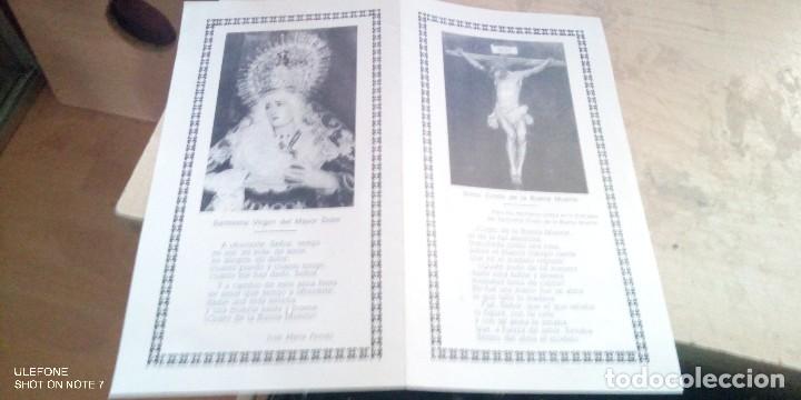 Postales: diptico stmo. cristo de la buena muerte y la santisima virgen del mayor dolor textos de j.m.peman