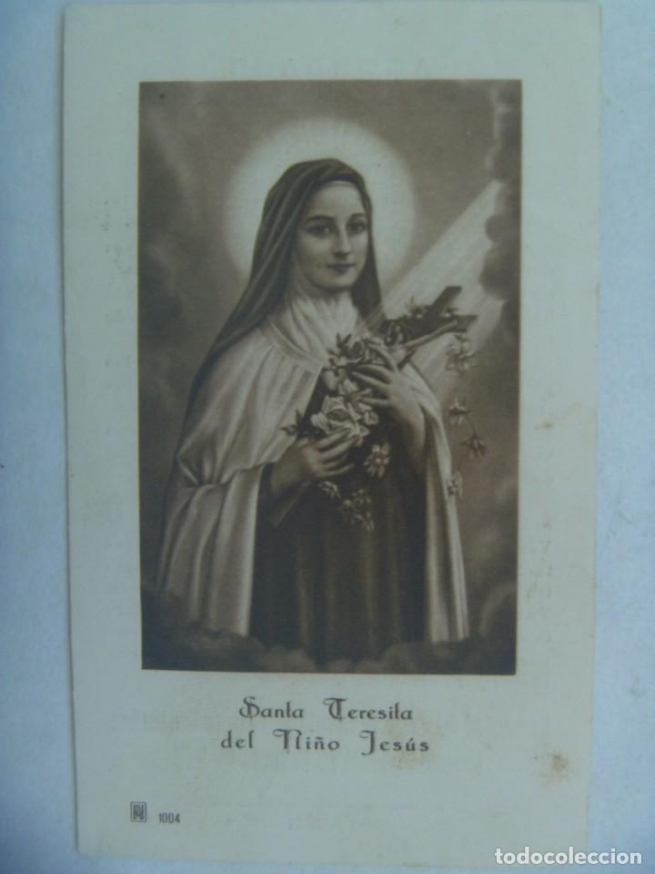 Cartoline: ANTIGUA ESTAMPA STA. TERESITA DEL NI&Ntilde;O JESUS, HDAD. S. CORAZON DE JESUS MONTANCHEZ ( CACERES ) 1928