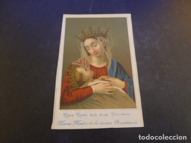 Postkarten: MARIA MADRE DE LA DIVINA PROVIDENCIA ANTIGUA ESTAMPA CROMOLITOGRAFICA SIGO XIX
