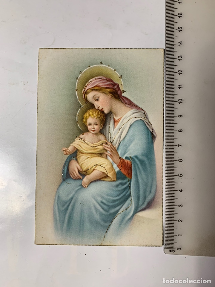 Postales: POSTAL. VIRGEN SANT&Iacute;SIMA CON EL NI&Ntilde;O JES&Uacute;S. L. T.