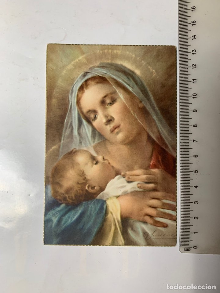 Postal Virgen Maria Con Nino En Brazos L T Comprar Postales Religiosas Y Recordatorios En Todocoleccion