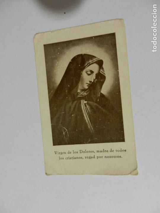 Postales: ESTAMPA DE LA VIRGEN DE LOS DOLORES.