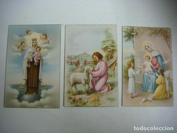 Postais: POSTALES RELIGIOSAS LOTE DE 3 POSTALES A&Ntilde;O--50-CAJ-N&ordm;-3 BIS