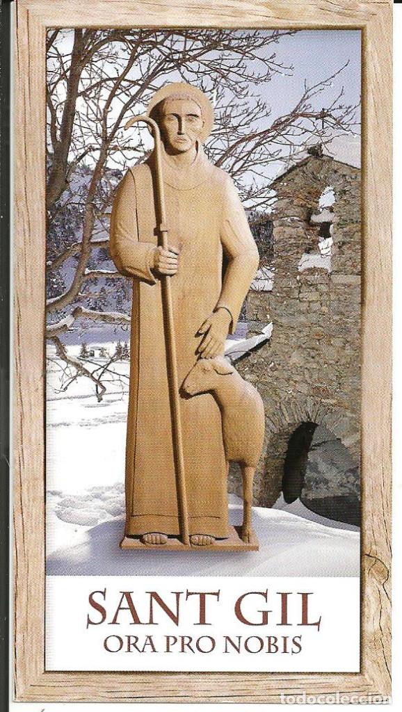 Postcards: ESTAMPA *SANT GIL, ORA PRO NOBIS*, CON ORACI&Oacute;N