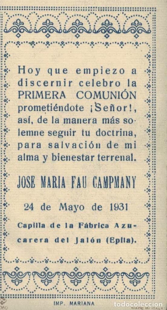 Postales: Recordatorio Primera Comuni&oacute;n - Foto 2