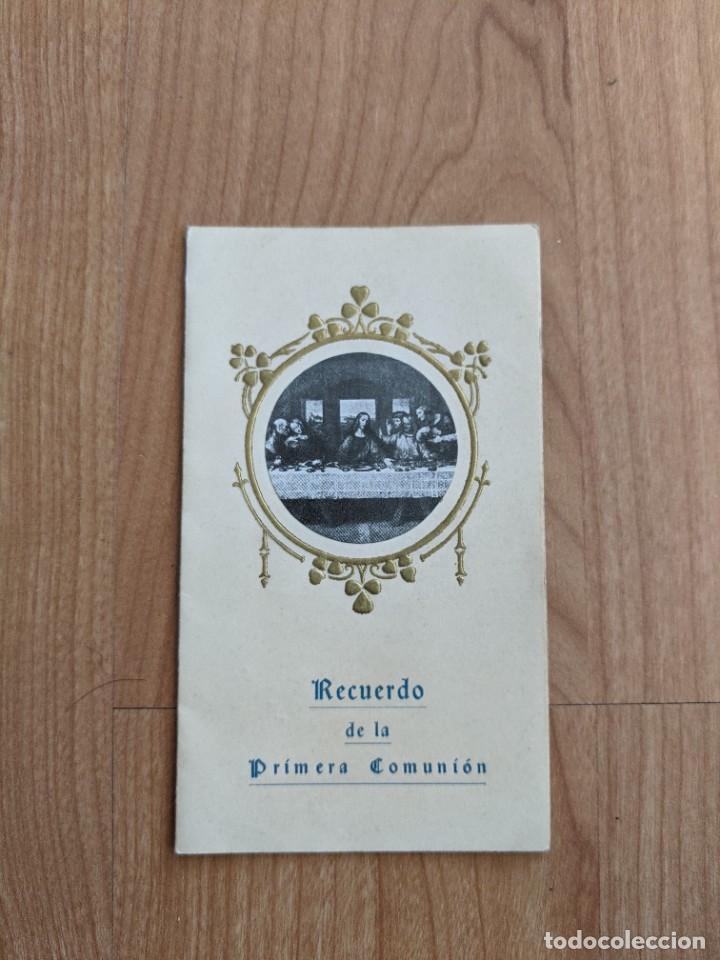 Postales: RECORDATORIO COMUNI&Oacute;N A&Ntilde;O 1939 - Foto 1