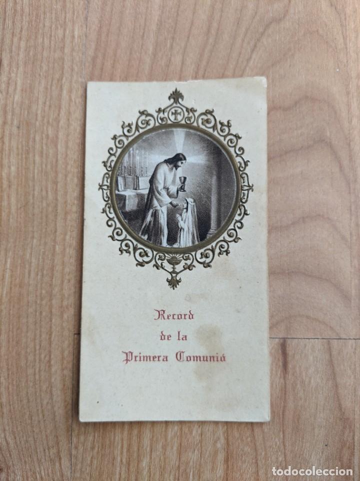 Postales: RECORDATORIO COMUNI&Oacute;N A&Ntilde;O 1927 - Foto 1