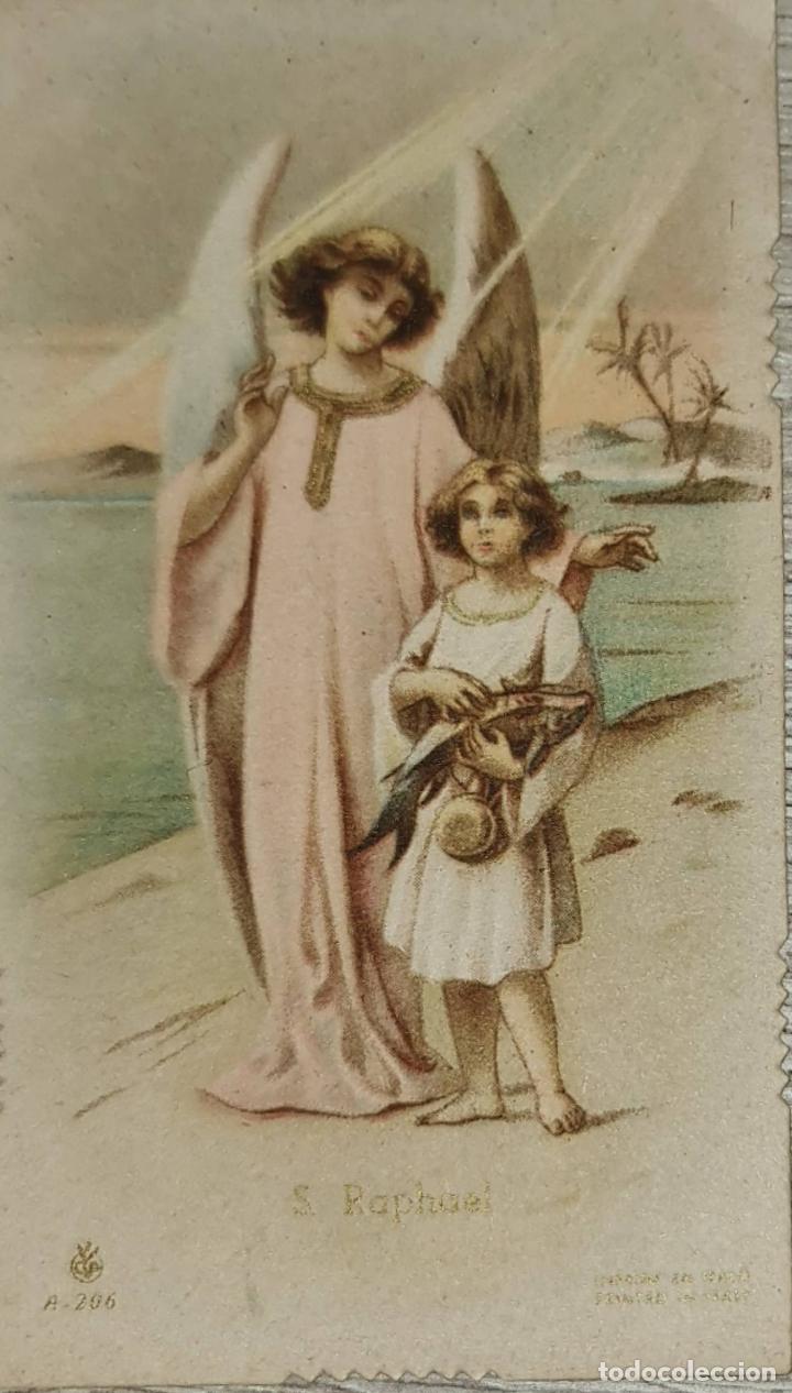 Postales: Estampas Religiosas Litogr&aacute;ficas - Foto 1