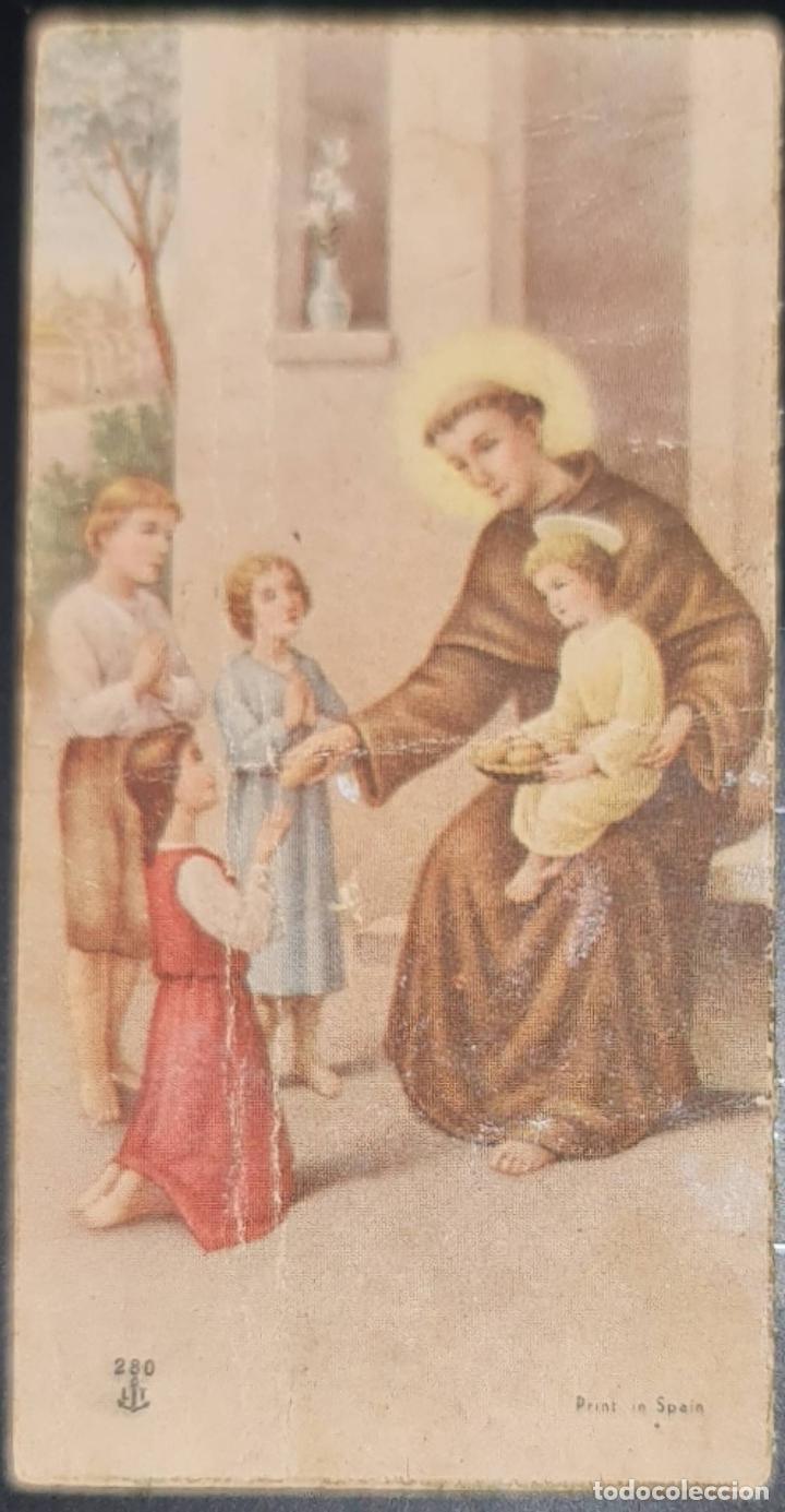 Postales: Estampas Religiosas. Litogr&aacute;fica