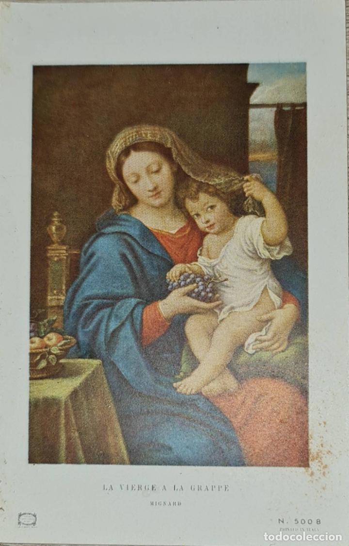 Postales: Estampas Religiosas. Litogr&aacute;fica - Foto 1