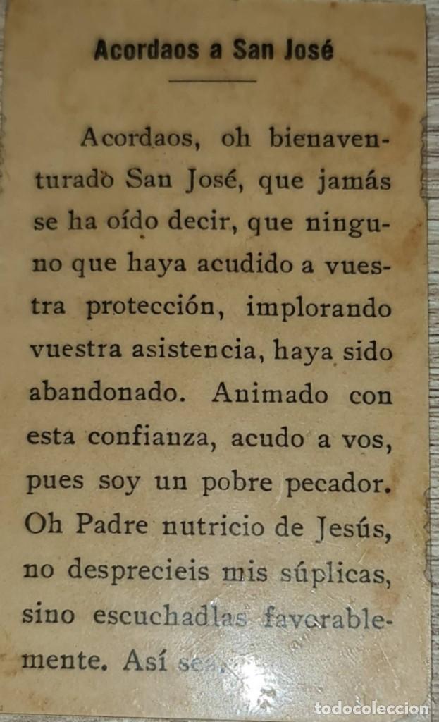 Postales: Estampas Religiosas. Litogr&aacute;fica - Foto 2