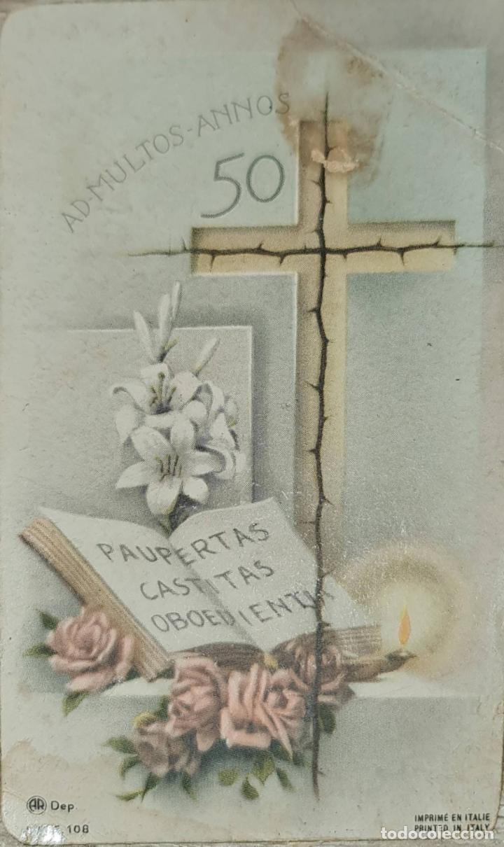 Postales: Estampas Religiosas. Litogr&aacute;fica