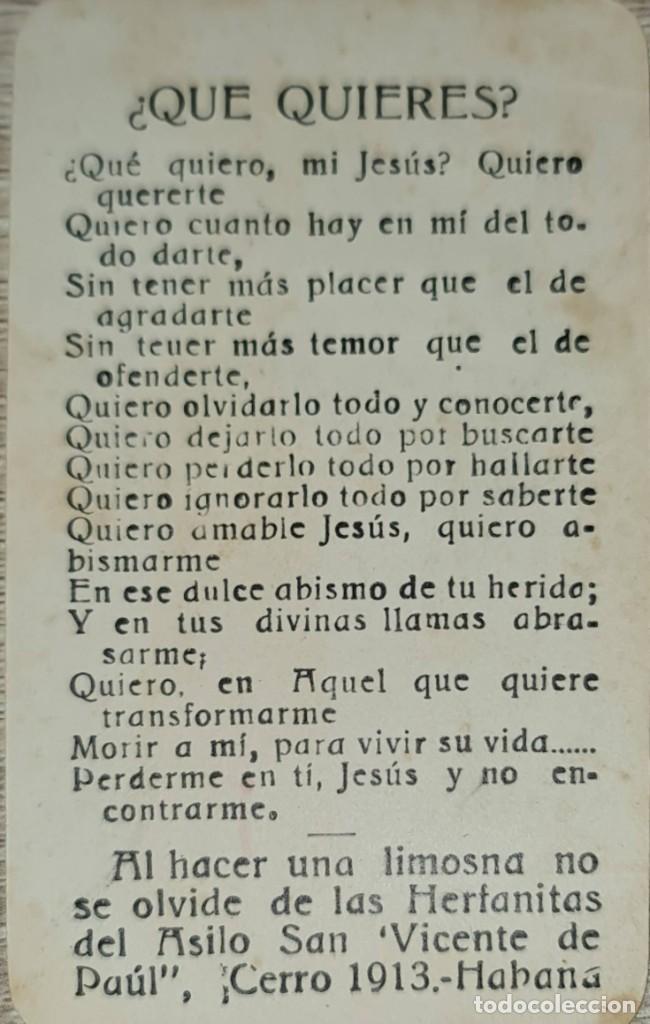 Postales: Estampas Religiosas. Litogr&aacute;fica - Foto 2