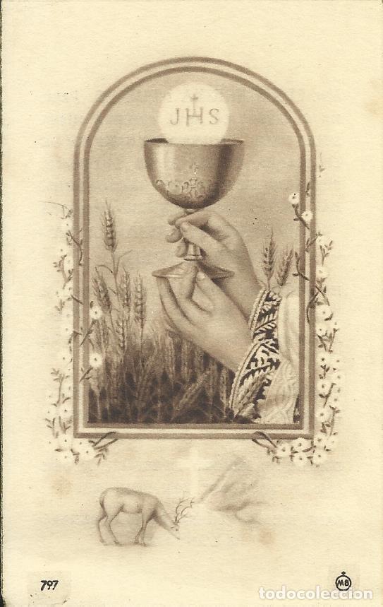 Postales: Llu&iacute;s Freixa i Pujals. Primera missa. Sant Boi de Llu&ccedil;an&eacute;s. 1955. Imprenta Anglada. 11x7 cm. Postal.