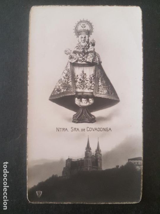 Cartoline: NUESTRA SE&Ntilde;ORA DE COVADONGA ANTIGUA ESTAMPA