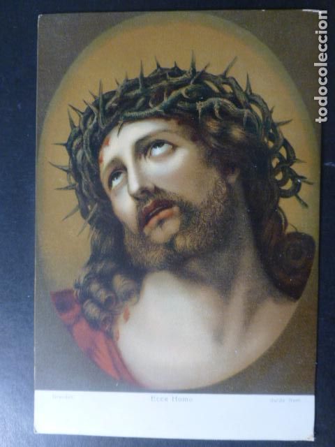 Postales: ECCE HOMO ANTIGUA POSTAL CROMOLITOGRAFICA