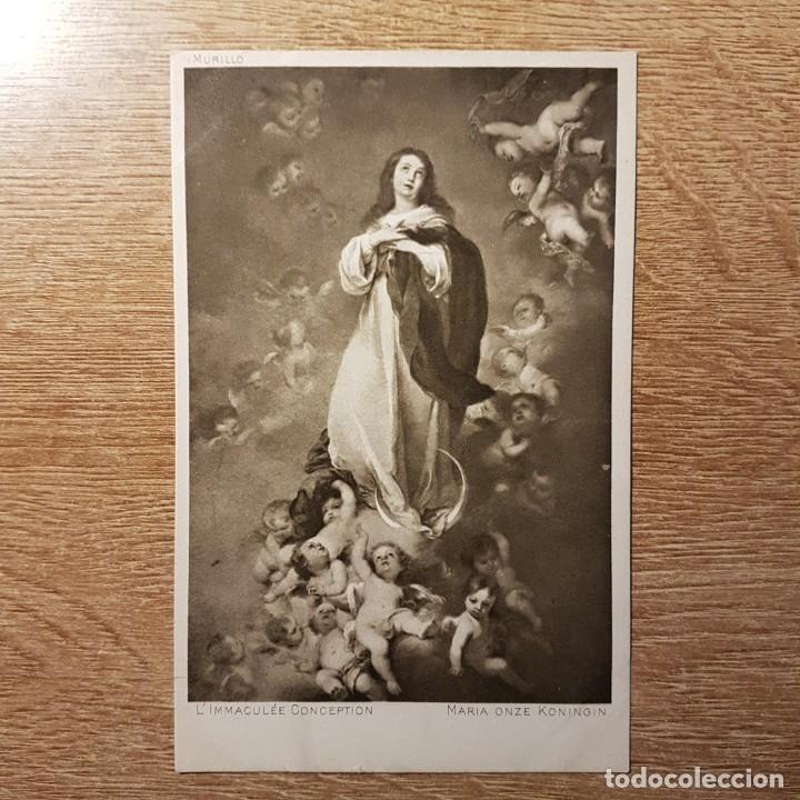 Postales: ANTIGUA POSTAL DE LA INMACULADA CONCEPCI&Oacute;N, DE MURILLO - Foto 1