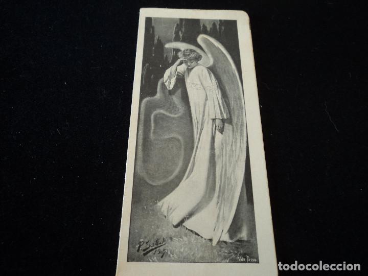 Postales: ANTIGUO RECORDATORIO DE DEFUNCION 1918 -IMP. VDA DE TASSO- P. SABATE- 15 X 7 CM