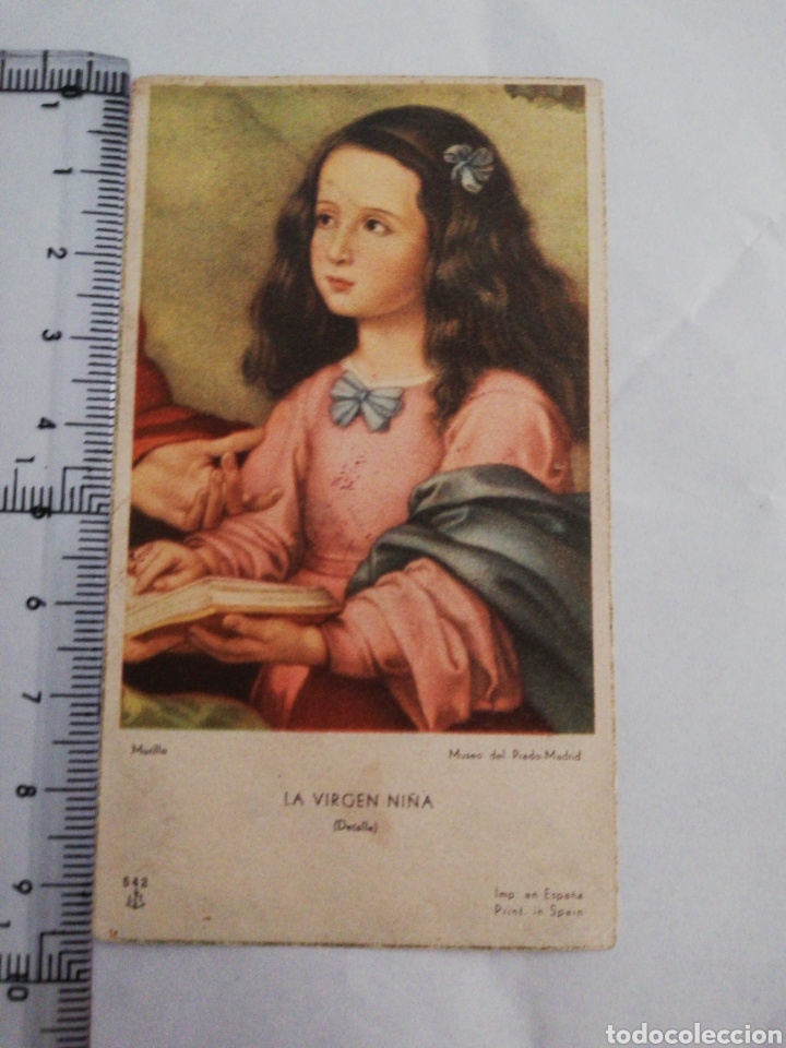 Postales: La Virgen Ni&ntilde;a - Museo del Prado