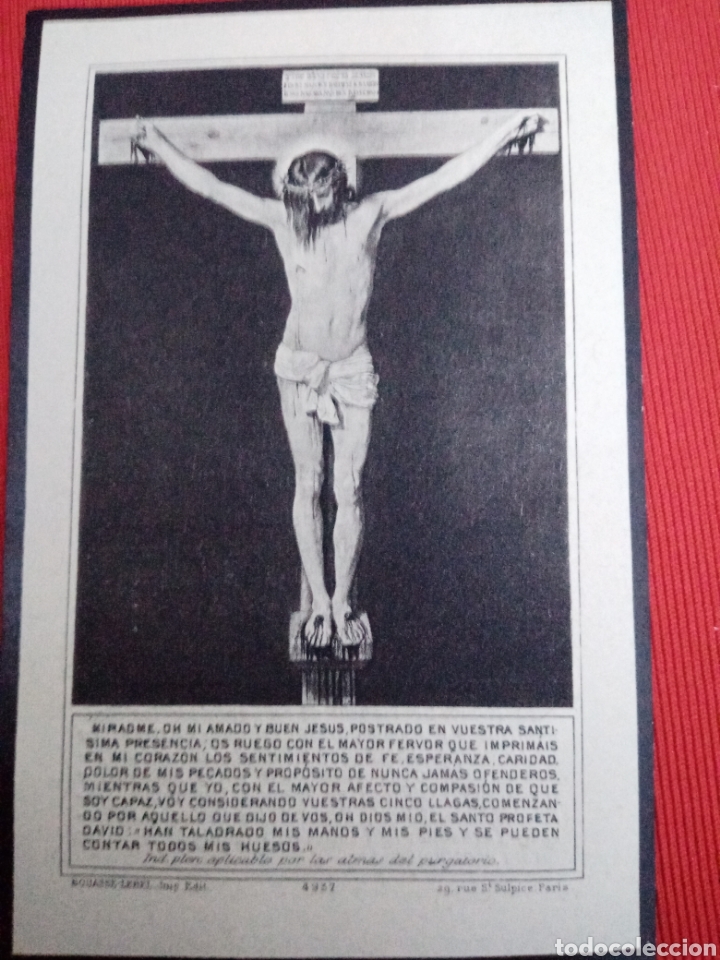 Postales: Recordatorio de defunci&oacute;n 1924, Zaragoza - Foto 1