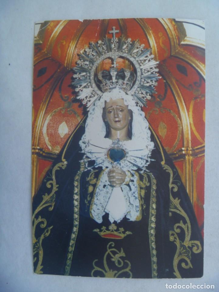 Postales: POSTAL VIRGEN MARIA DE LOS DOLORES, SE&Ntilde;ORA Y REINA DE LOS VOLCANES, PATRONA DE LANZAROTE Y GRACIOSA