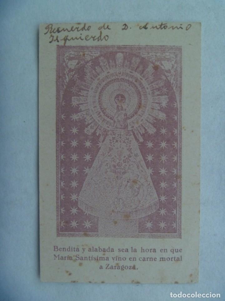 Postales: ANTIGUA ESTAMPA DE LA VIRGEN DEL PILAR