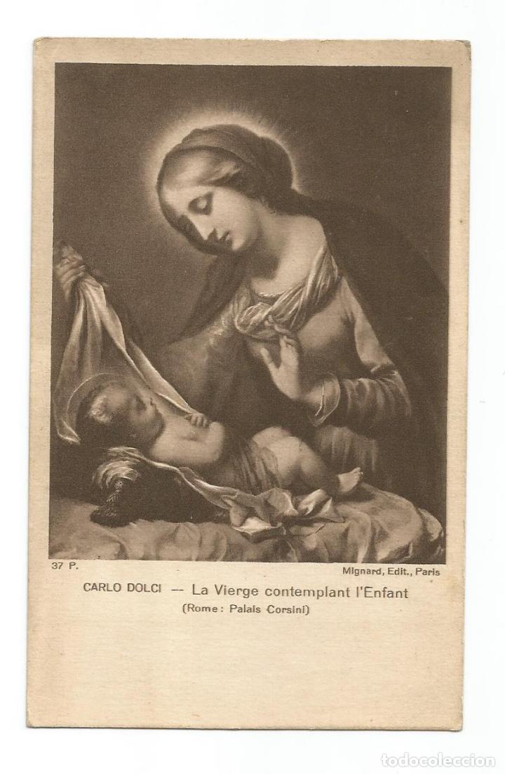 Postales: VIRGEN Y EL NI&Ntilde;O JESUS - POSTAL ANTIGUA -