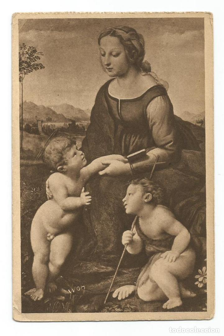 Postales: VIRGEN Y EL NI&Ntilde;O JESUS - POSTAL ANTIGUA -