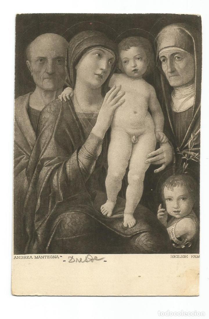 Postales: VIRGEN Y EL NI&Ntilde;O JESUS - POSTAL ANTIGUA -