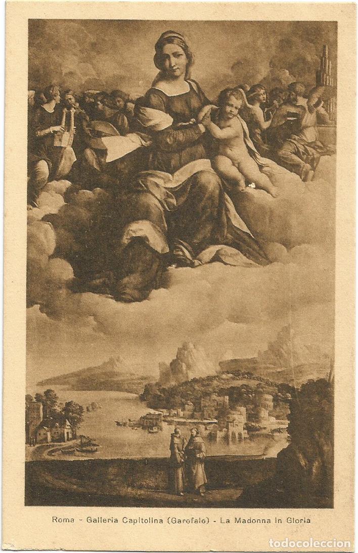 Postales: VIRGEN Y EL NI&Ntilde;O JESUS - POSTAL ANTIGUA -