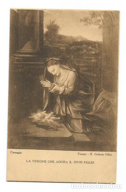 Postales: VIRGEN Y EL NI&Ntilde;O JESUS - POSTAL ANTIGUA -
