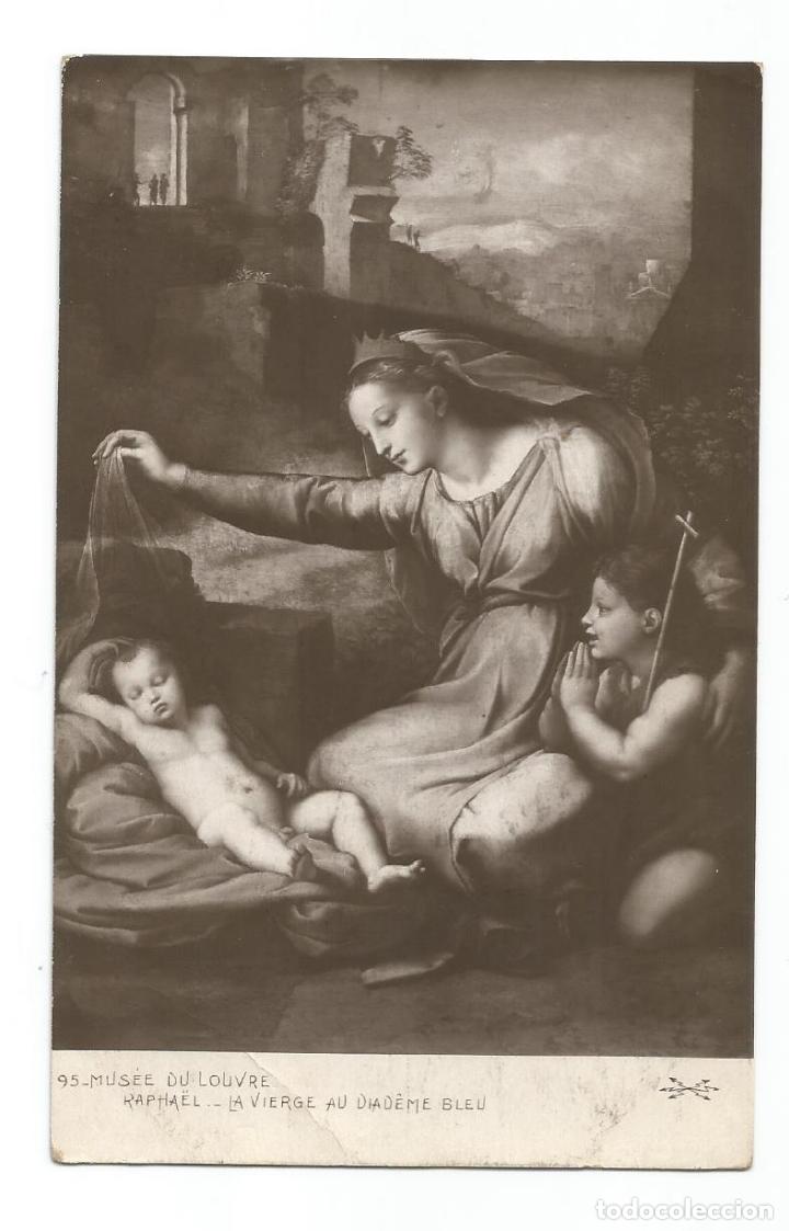 Postales: VIRGEN Y EL NI&Ntilde;O JESUS - POSTAL ANTIGUA -
