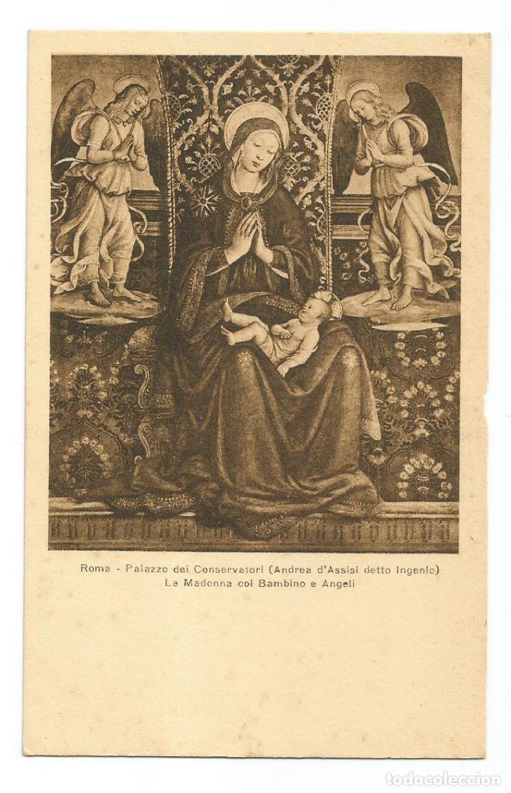 Postales: VIRGEN Y EL NI&Ntilde;O JESUS - POSTAL ANTIGUA -