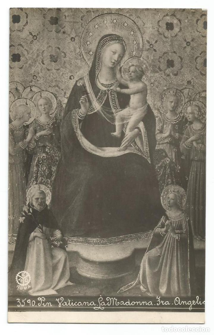 Postales: VIRGEN Y EL NI&Ntilde;O JESUS - POSTAL ANTIGUA -
