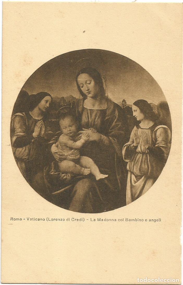 Postales: VIRGEN Y EL NI&Ntilde;O JESUS - POSTAL ANTIGUA -